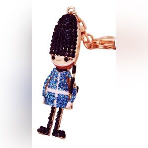 New Arrival Red and Blue Beaded Soldier keychain Charm 🎄☃️🎄